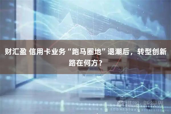 财汇盈 信用卡业务“跑马圈地”退潮后，转型创新路在何方？